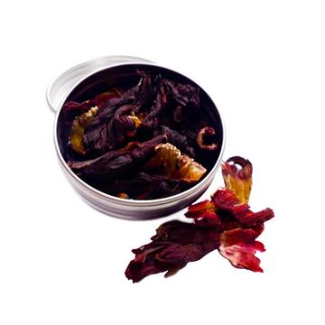 Gin Tonic botanicals mini fém tégelyben, hibiszkusz virág 6gr
