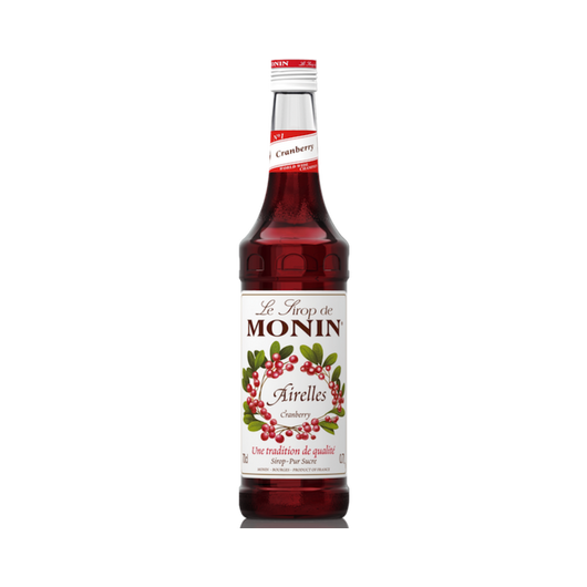 Monin Vörösáfonya koktélszirup (cranberry) 0,7L